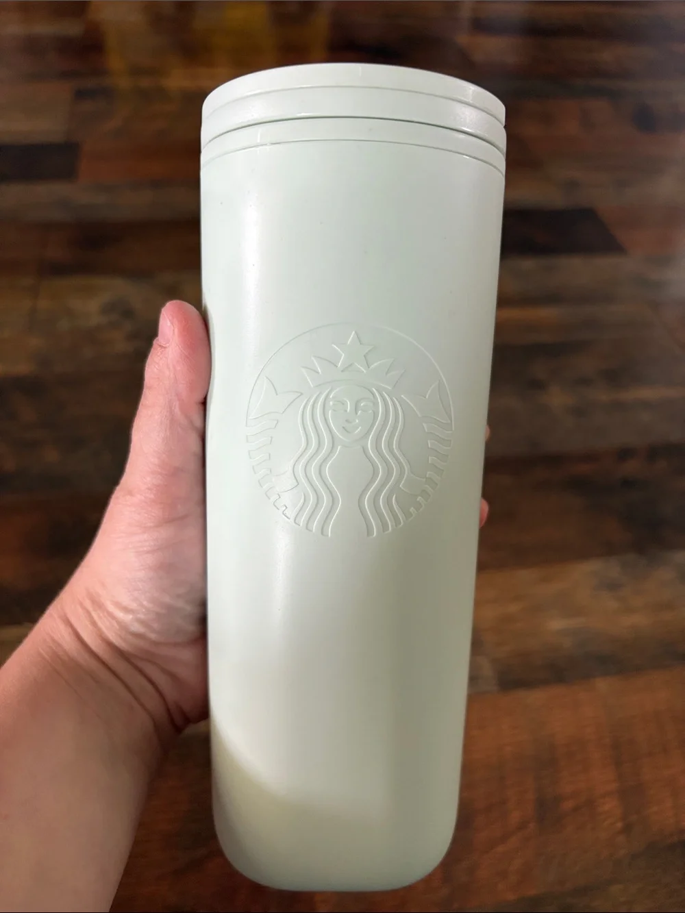 Starbucks Matte Mint Travel Mug with Embossed Logo